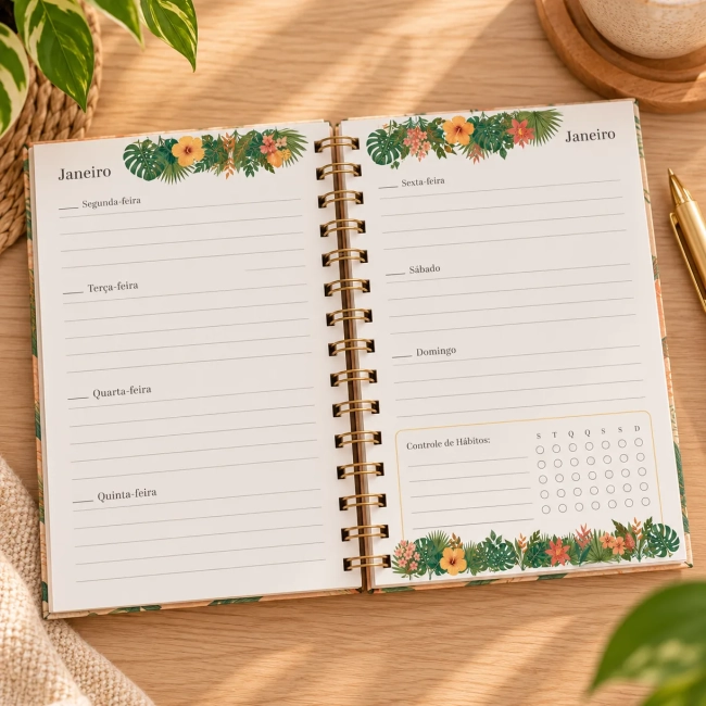 Planner 2027 - Tropical Brasilidades