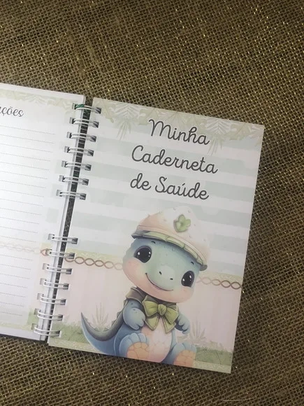 Caderneta de Saúde / Vacinação Personalizada - Dinossauro