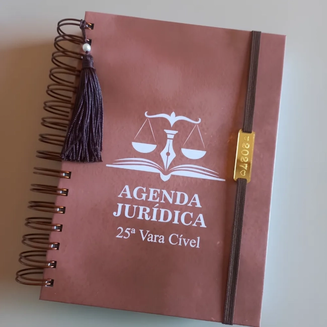 Agenda Jurídica Personalizada 2027 para Advogados
