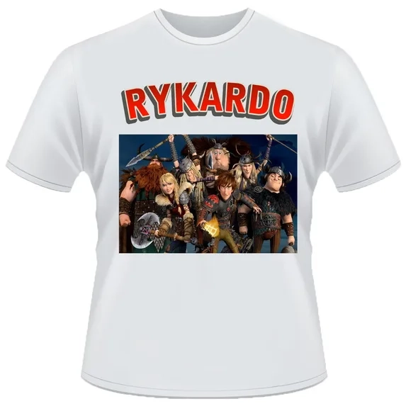 camiseta como treinar seu dragão