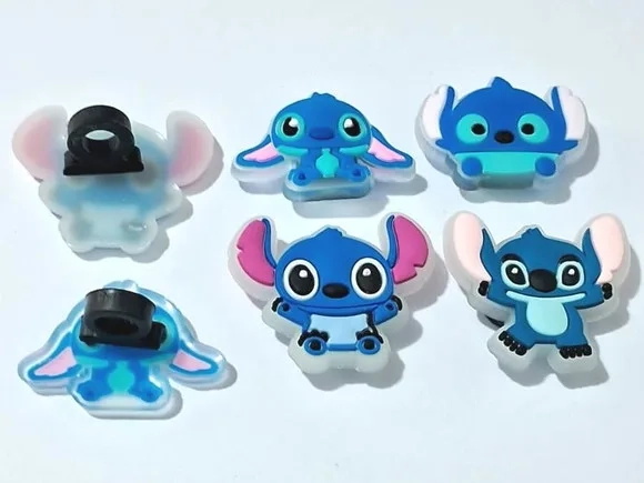 Lápis com Ponteira Stitch Florescente Pacote com 4 Unidades
