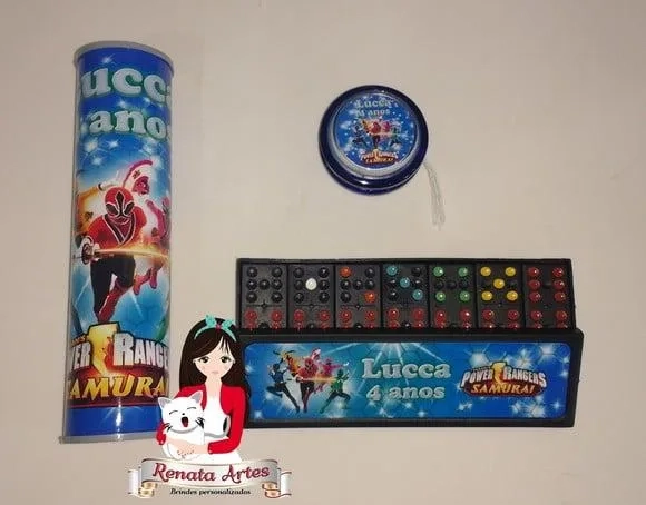 Kit Jogos Personalizado Power Rangers 2
