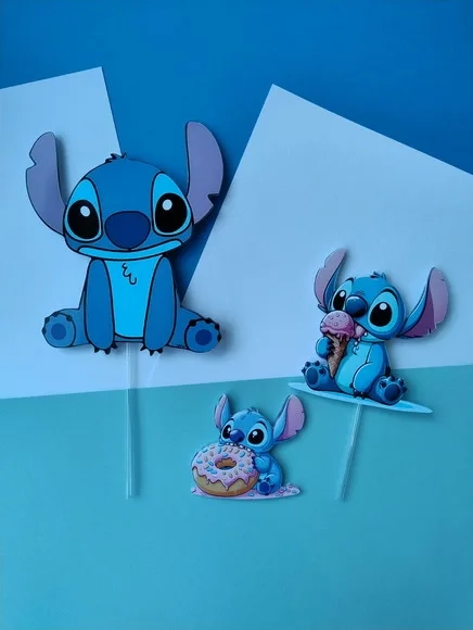 Arquivo Digital - Topo de Bolo Stitch