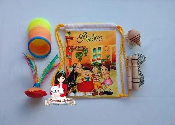 Mochila Boa Infância Tema Chaves