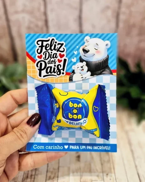Card para Bombom Dia dos Pais - Não Acompanha Bombom