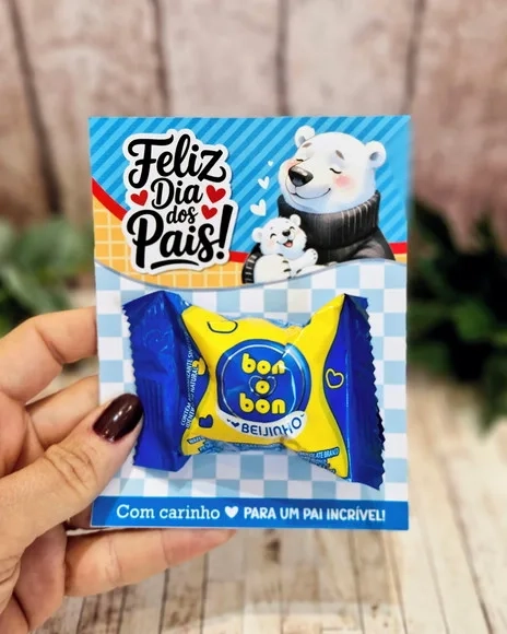 Card para Bombom Dia dos Pais - Não Acompanha Bombom