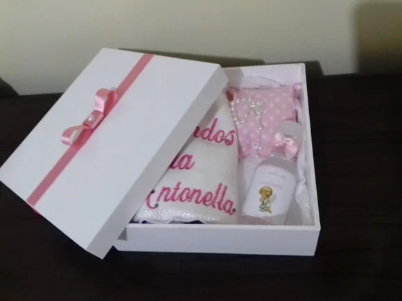 Caixa Convite para Padrinhos de Batismo