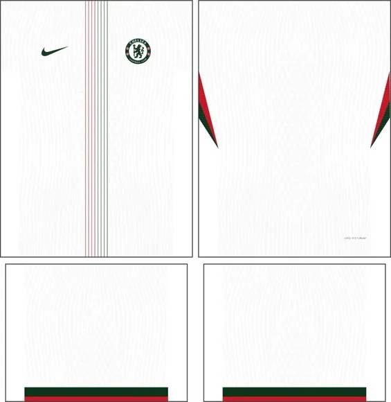 Arte Vetor Camisa Chelsea Visita 2025-2026