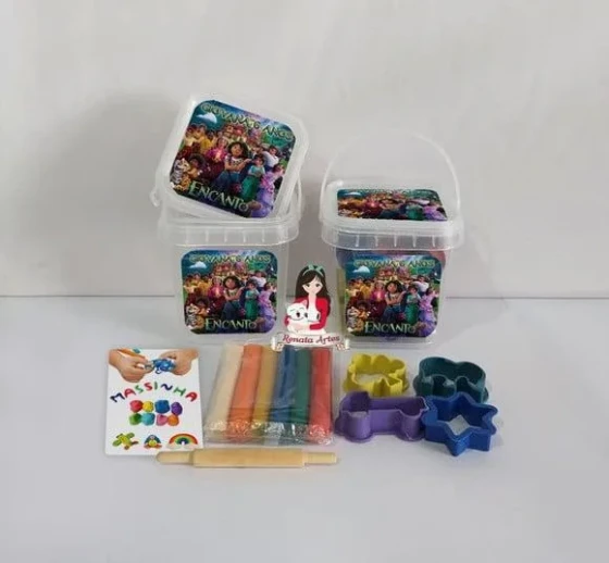 Kit Massinha no Baldinho Personalizado Encanto