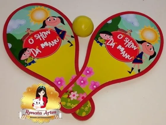 Raquetes de Ping Pong Tema Luna