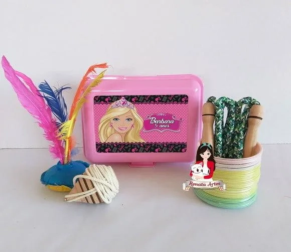 Maleta Baú Boa Infância Barbie Nova