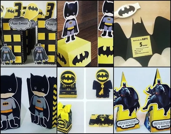 Kit 60 Lembrancinhas Batman