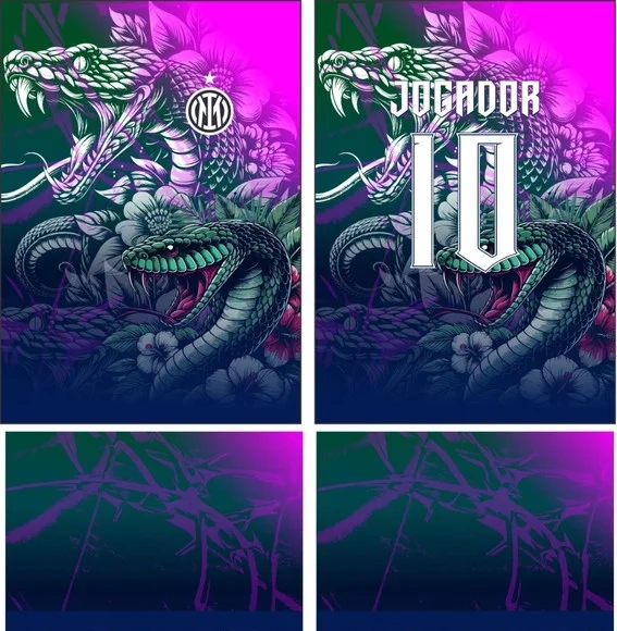 Arte Vetor Camisa Interclasse Serpente Mod-738