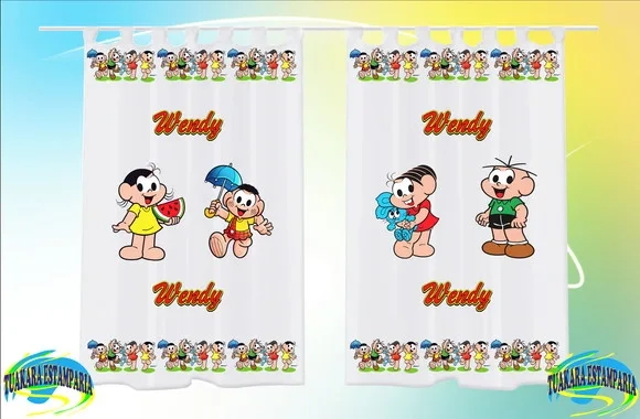 Cortina Personalizada Mônica