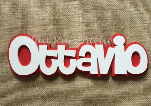 Letras Decorativas Nome De Parede Linha SB