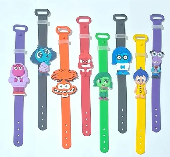 Pulseira Divertidamente Emborrachado 19cm 4 Unidades
