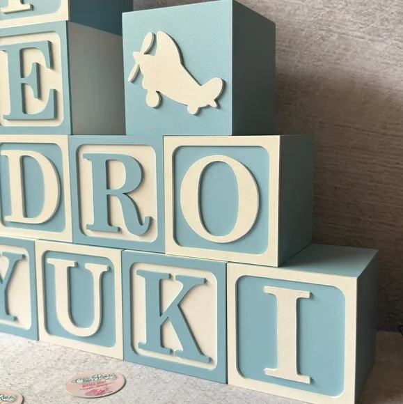 Cubos 10x10cm Ts Decoração de Quarto de Bebê