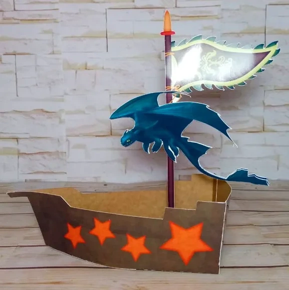 Kit 60 Lembrancinhas Como Treinar o Seu Dragão