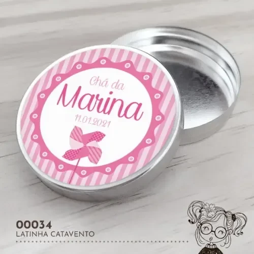 Latinha Adesivada Catavento - 00034