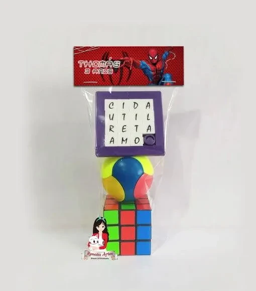 Kit Desafio Personalizado Homem Aranha