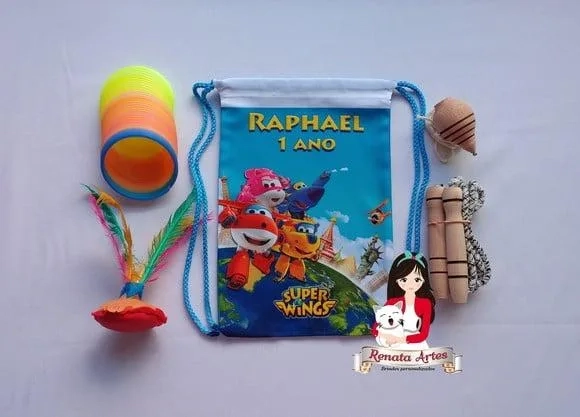 Mochila Boa Infância Tema Super Wings 2