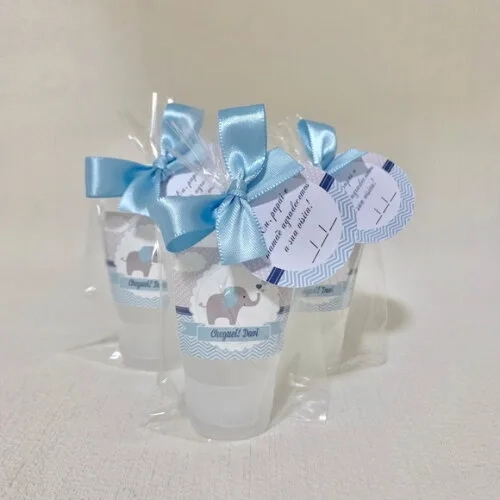 Álcool gel 70% Elefantinho Lembrancinha Maternidade