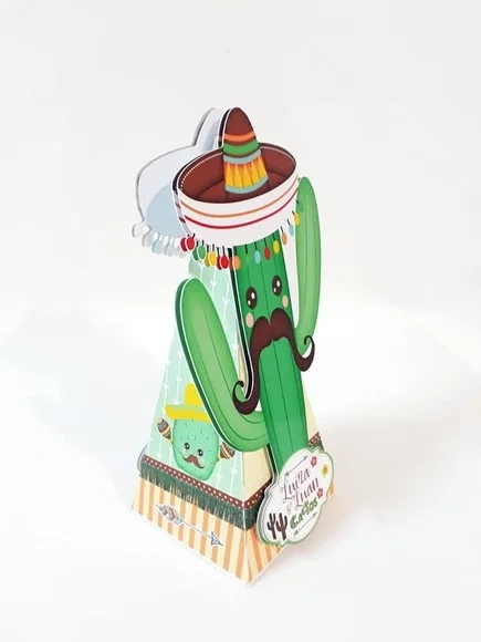 Kit 60 Lembrancinhas Cactos