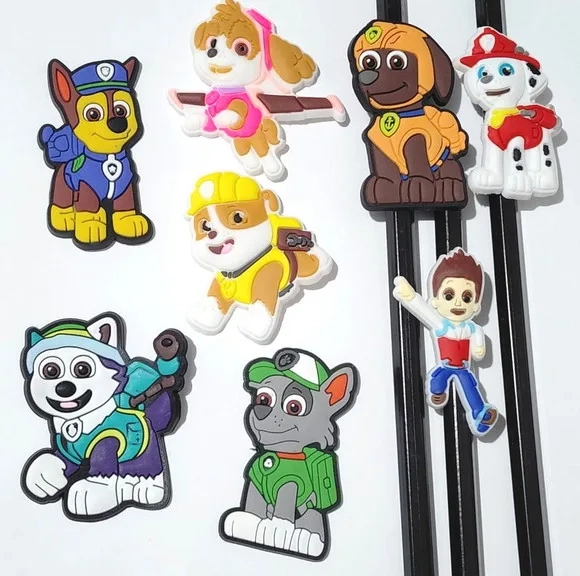 Ponteira P/lápis Patrulha Canina 5cm Pacote com 8 Unidades