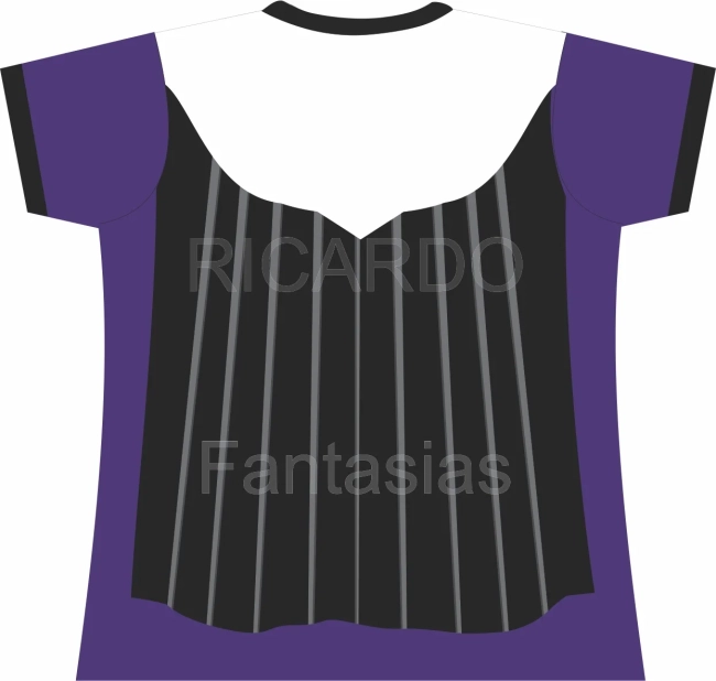 Blusa Adulto Fantasia Rainha Má Roxa com Cordão e Broche