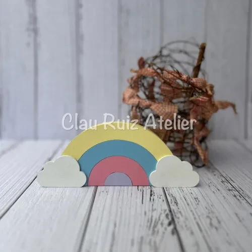Arco Íris de Mesa Decoração Bebê