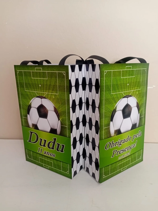 Sacolinhas Personalizadas Futebol para Lembrancinhas