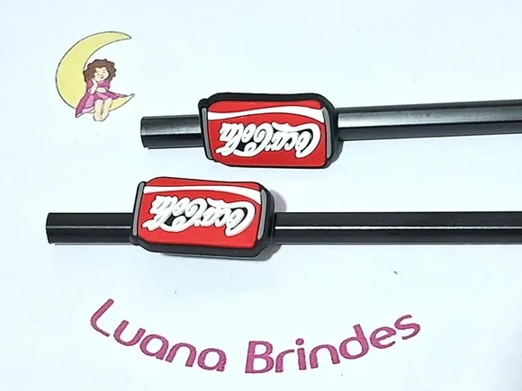 Lápis C/ponteira Coca Cola 3cm Pacote com 6 Unidades