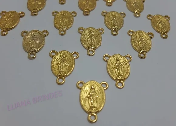 Entremeio Nossa Senhora das Graças de Metal -pct C/12 Uni