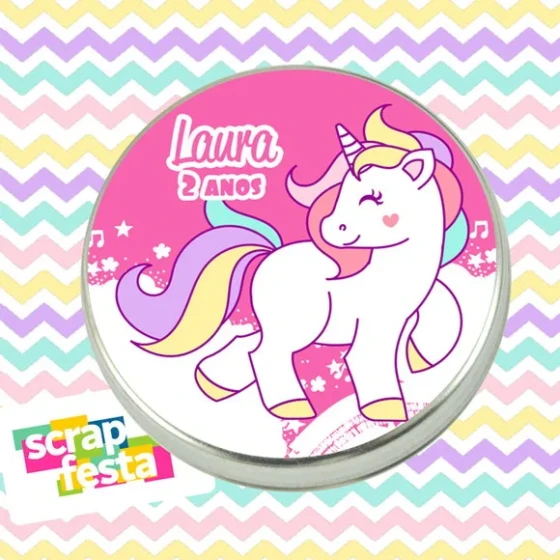 Latinhas Personalizadas Lembrancinhas Festa Unicórnio
