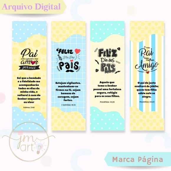 Marca Páginas Dia dos Pais 1 - Arte Digital