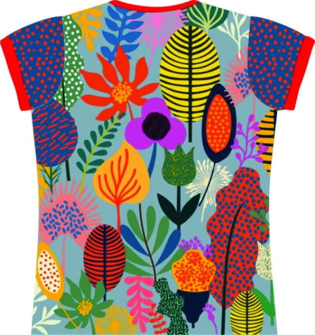 Baby Look Infantil Jardim