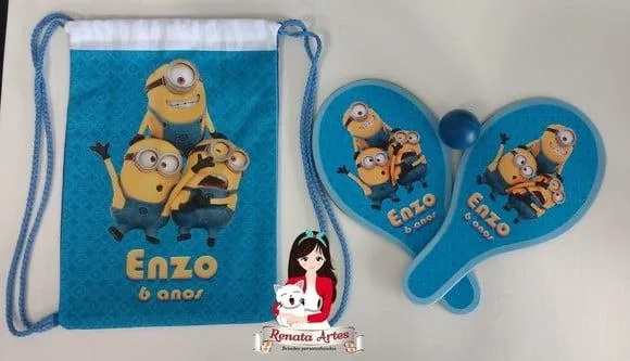 Mochila Ping Pong Tema Minions