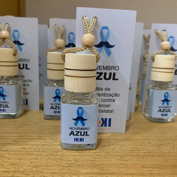 Aromatizador p/ Carro Brinde Empresa Logo