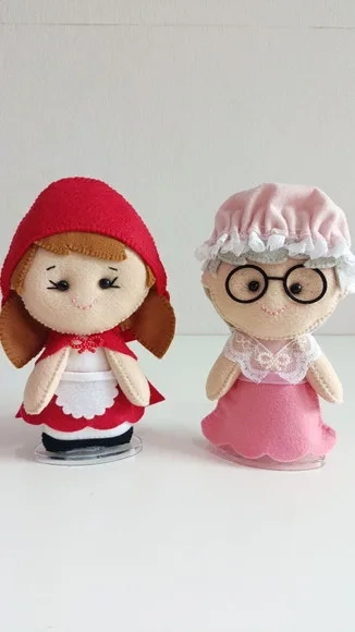 Combo Chapeuzinho e Seus Amigos 15cm Como 10 Peças