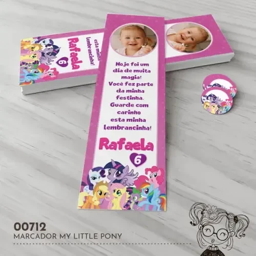 Marcador de Livro My Little Pony - 00712