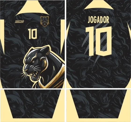 Arte Vetor Camisa Interclasse Pantera Negra Mod-260