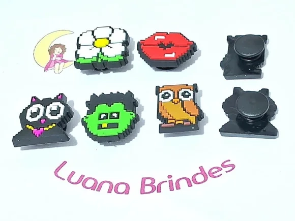 Pins de Crocs Minecraft Pacote com 5 Unidades Variados