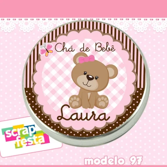 Lembrancinhas de Chá de Bebê Latinhas