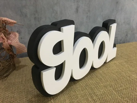 Letras Decorativas Nomes Sobreposição Gool