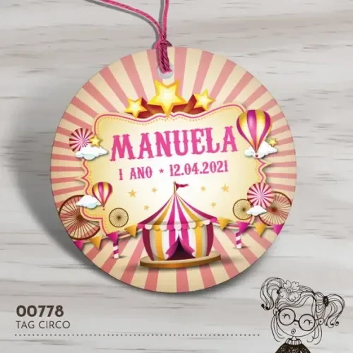Tag Redonda Circo - 00778
