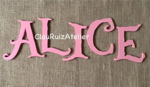 Nome de Parede em mdf