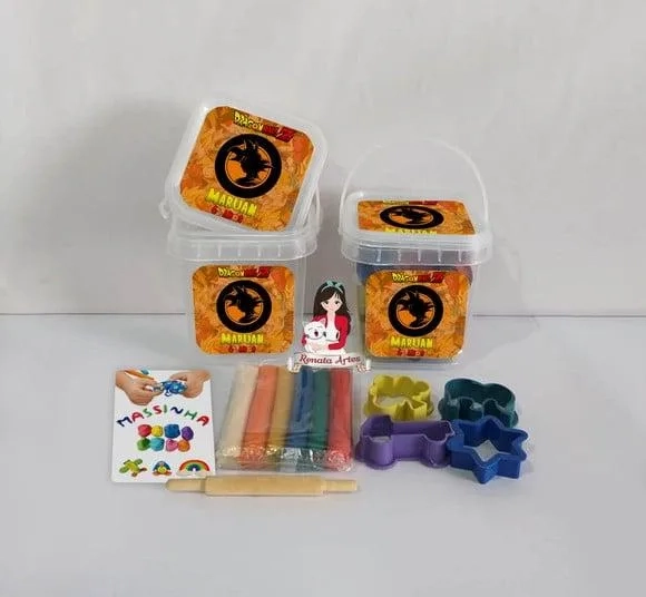Kit Massinha no Baldinho Personalizado Dragon Ball Z