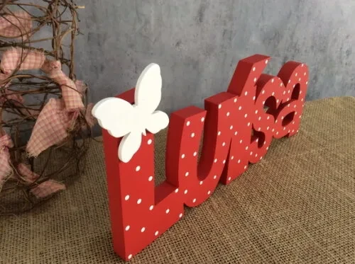 Letras Decorativas em MDF Linha CH