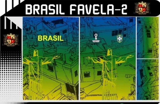 Vetor Da Camisa Brasil Favela -2