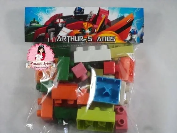 Blocos de Montar Transformers Desenho